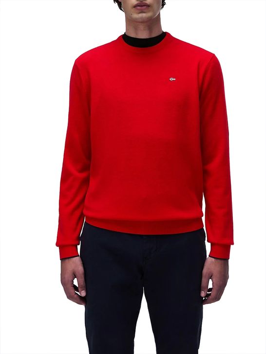 Maglione Napapijri Damavand da Uomo Rosso Zedstore
