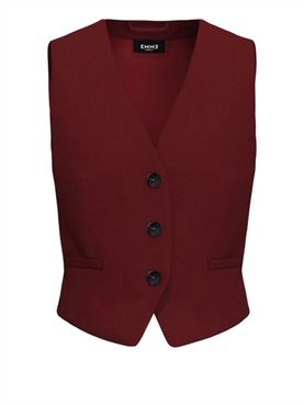 Emme Marella Weste Bordeaux - Damen