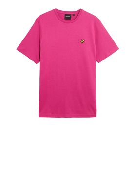 T-shirt Lyle & Scott Plain da Uomo - Fuxia