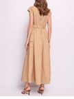 vestito-longuette-gaudi-da-donna-beige