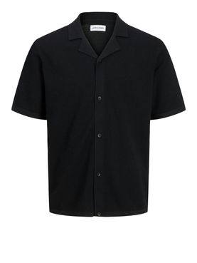 Polo Jack e Jones Rion Knit Resort da Uomo - Nero