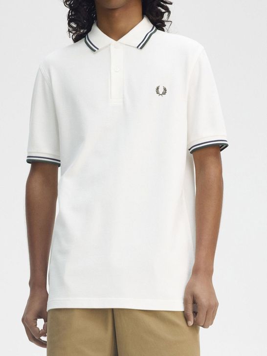 polo-fred-perry-twin-tipped-da-uomo-bianco-cf0e91