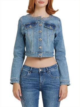 Giubbino di Jeans Take Two da Donna - Denim