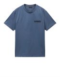 t-shirt napapijri s-vignoni da uomo - blu