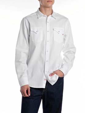 Replay Casual Shirt White - Men's