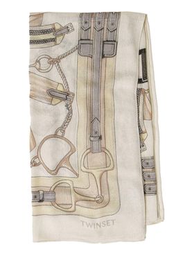 Twin Set Scarf Beige - Women's