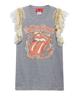 T-shirt Aniye By Lace Stones da Donna - Grigio