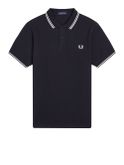 polo fred perry twin tipped da uomo - blu