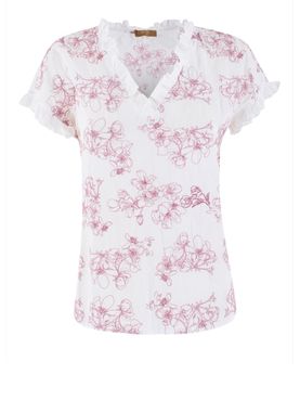 Yes Zee Bluse Weiß - Damen
