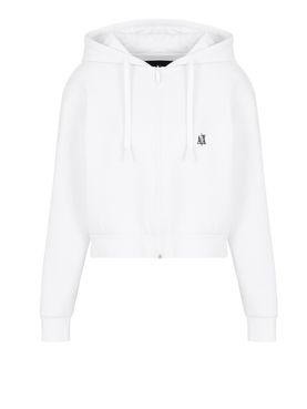 Armani Exchange Sweatshirt Zip Weiß - Damen