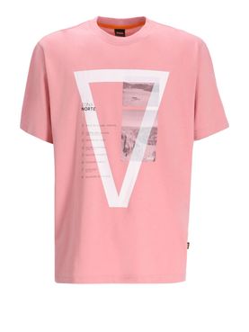 T-shirt Hugo Boss da Uomo - Rosa