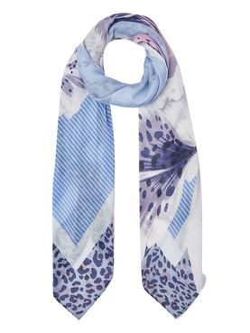 Foulard Liu Jo Maxi Orchidea da Donna - Celeste
