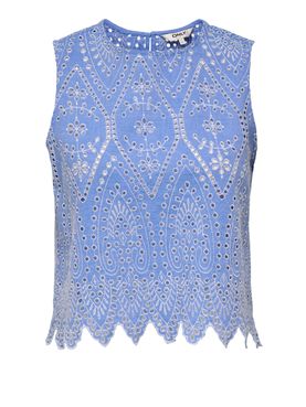 Top Only Tulum Emb da Donna - Blu