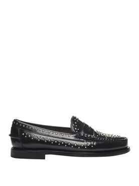 Mocassini Sebago Dan Studs da Donna - Nero