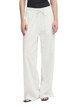Pantalone Straight Ichi Ihlinno da Donna - Bianco