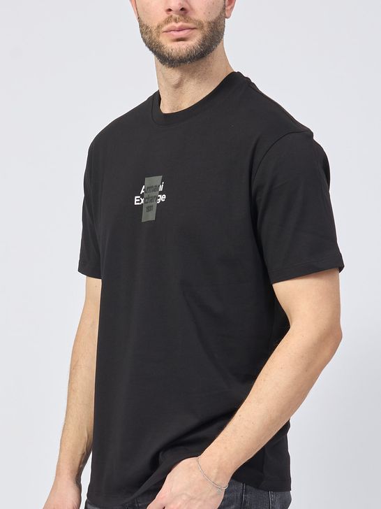 T-shirt Armani Exchange da Uomo - Nero | Zedstore