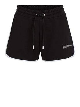 Shorts Sportivi Karl Lagerfeld da Donna - Nero
