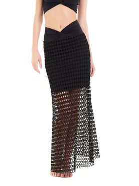 Gonna Mare Cotazur da Donna - Nero
