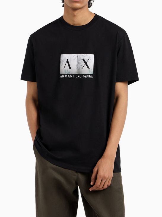 Tシャツ・カットソー ARMANI EXCHANGE Men T-shirt Black 1 XM000268AF10337 UB101 ArmaniExchange-8NZT72-Z8H4Z-M-