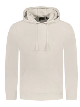 Felpa Cappuccio Lyle & Scott Tonal Eagle da Uomo - Avorio