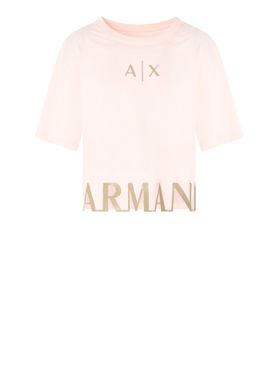 T-shirt Armani Exchange da Donna - Rosa