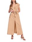 vestito-longuette-gaudi-da-donna-beige