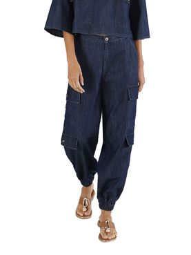 Jeans Cargo CafèNoir da Donna - Denim