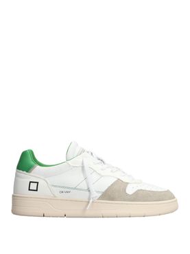 Men's Date Court 2.0 Vintage Nylon Sneakers - White