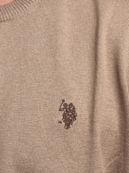 Polo Pullover Beige Men's Zedstore