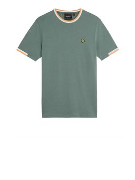 T-shirt Lyle & Scott Half Tipped da Uomo - Verde