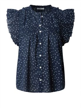 Blusa Pepe Jeans Dialla da Donna - Blu