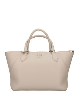 Borsa Shopper Armani Exchange da Donna - Avorio