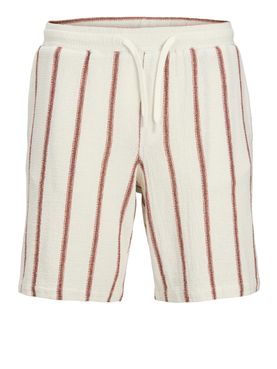 Shorts Jack e Jones Tjaiden Coba Stripe da Uomo - Avorio