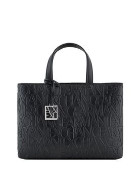 Borsa Shopper Armani Exchange da Donna - Nero