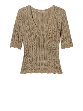 Twin Set Pullover Grün - Damen