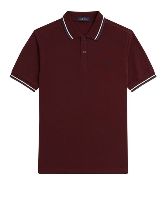 polo-fred-perry-twin-tipped-da-uomo-bordeaux-1d9f91