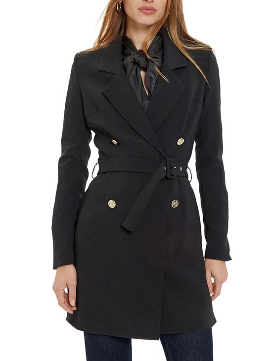 Blazer Guess Leonie Belted da Donna - Nero | Zedstore