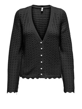 Cardigan Only Asa Structure da Donna - Nero