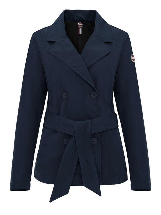 トレンチコート COLMAR Women Trench Coats 1900 6WV68 Blue Colmar Trench Coat Blue - Women's | Zedstore