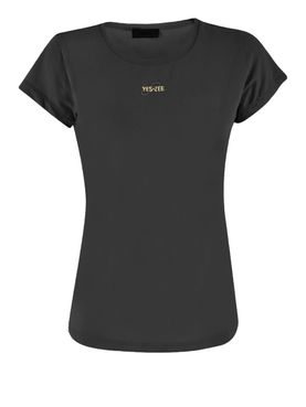 T-shirt Yes Zee da Donna - Nero