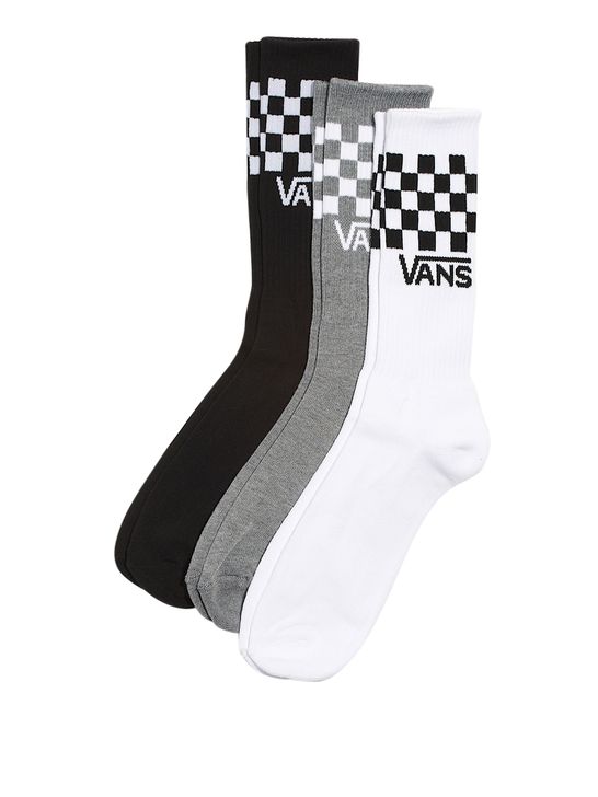 Vans Classic Check Crew Unisex Socken Schwarz Zedstore