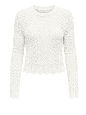 Only Saga Sweater for Women - White