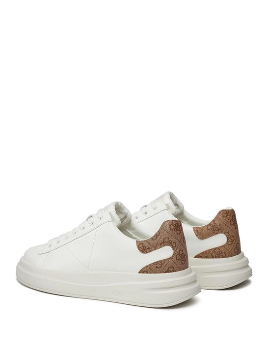 Guess Elba Sneakers for Men White Zedstore