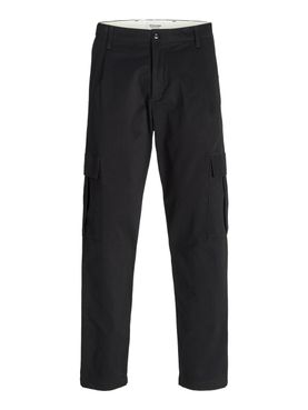 Pantalone Cargo Jack e Jones Jjelias Tapered da Uomo - Nero