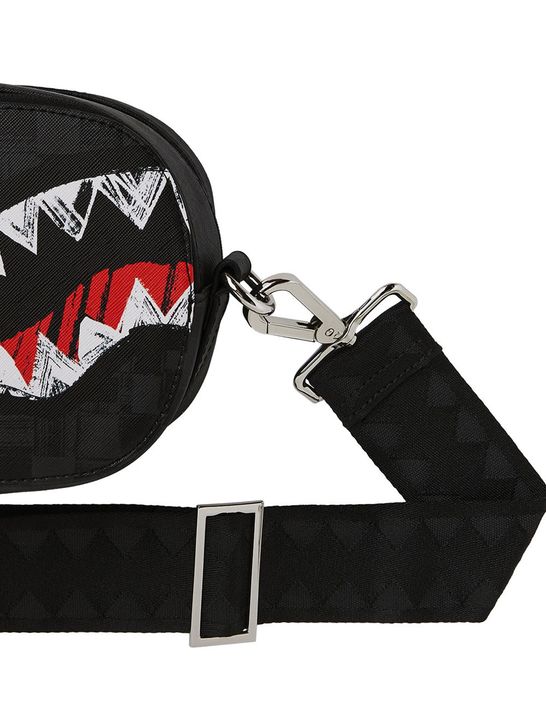 Sprayground Unisex Shoulder Bag - Black | Zedstore