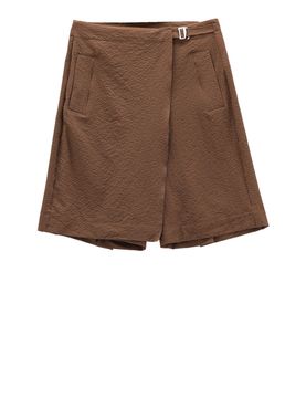 Shorts Sportivi Jeanne Baret Sunflower da Donna - Marrone