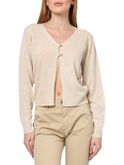 cardigan yes zee da donna - beige