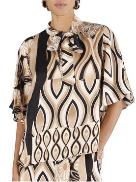 CafèNoir Bluse Multicolor - Damen