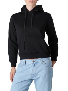 Felpa Cappuccio Superculture da Donna - Nero