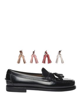 Mocassini Sebago Dan Multi Tassel da Donna - Nero